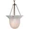 Foyer Pendant with Alabaster Glass 