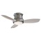 Minka Aire 44-Inch Hugger Ceiling Fan with Three Blades and Light Kit F518-BN