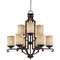 Nine-Light Chandelier