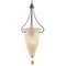 23-1/2-Inch Etched Glass Pendant