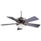 44-Inch Supra Ceiling Fan with Five Blades and Light Kit