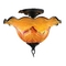 Salamander Glass Studio Semi-Flush Ceiling Light Fixture
