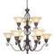 Nine-Light Chandelier