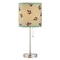 Design Classics Pauz Table Lamp with Leaf Patterned Lamp Shade 1900-09 SH9486