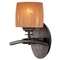 Sconce with Amber Glass 
