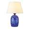 Blue Glass Accent Table Lamp 