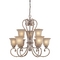 Nine-Light Chandelier