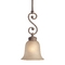 Mini-Pendant with Desert Mist Glass