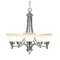 Design Classics Satin Nickel Chandelier with Five Lights 7005-09