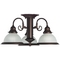 Three-Light Ceiling Fixture 