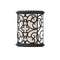 9-1/2-Inch Outdoor Wall Light with Metal Fretwork