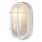 Design Classics 8-Inch Oval Bulkhead Light 4514 WH