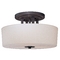Three-Light Semi-Flush Ceiling Fixture