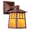 10-3/8-Inch Copper Outdoor Wall Light