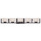 Five-light bathroom fixture