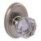 Clear Crystal Door Knob Dummy Set