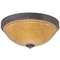 Three-light flush mount