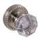 Clear Crystal Door Knob Privacy Set