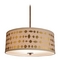 Design Classics Modern Drum Shade Pendant Light in Bronze Finish DCL 6528-604 SH7490  KIT