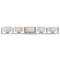 Five-light bathroom fixture