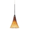 Design Classics Art Glass Mini-Pendant RC1008 BZ SH