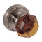 Amber Crystal Door Knob Passage Set