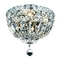 Destination Lighting Traditional Crystal Ceiling Light / Basket - 12-Inches Wide 22528F12C/RCC