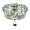 Destination Lighting Crystal Flushmount Ceiling Light - 10-Inches Wide 22528F10C/RCC