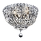 Destination Lighting Transitional Crystal Ceiling Flushmount Light - 14-Inches Wide 22528F14C/RCC