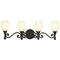 Four-Light Scrolling Bathroom Fixture 