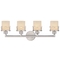 Four-light bathroom fixture