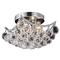 Destination Lighting Contemporary Crystal Semi-Flushmount Ceiling Light - 10-Inches Wide 99800F10C/RCC