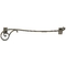 18-Inch Towel Bar with Scroll Design