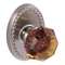 Amber Crystal Door Knob Privacy Set