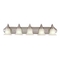 Energy Star Qualified Five-Light Bathroom Fixture