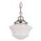 Design Classics 6-Inch Schoolhouse Mini-Pendant Light with Chain FC3-15 / GC6 / B-15
