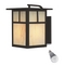 Design Classics 10-Inch Outdoor Wall Fixture with 8-Watt LED Bulb 393 BZ/HG 8W LED