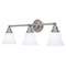 Energy Star Rated Three-Light Bathroom Fixture