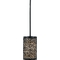Modern Mini-Pendant with Leaf Motif