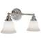 Energy Star Rated Two-Light Bathroom Fixture
