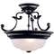 Two-Light Semi-Flush Ceiling Fixture