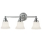 Energy Star Rated Three-Light Bathroom Fixture