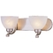 Energy Star Qualified Two-Light Bathroom Fixture