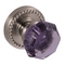 Violet Crystal Door Knob Privacy Set