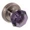 Violet Crystal Door Knob Dummy Set