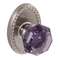 Violet Crystal Door Knob Privacy Set