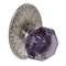 Violet Crystal Door Knob Privacy Set