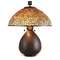 Hand-Crafted Agate Table Lamp      