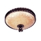 Maxim Lighting International Flushmount Light with Amber Glass in Oil Rubbed Bronze Finish 20602VAOI