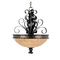 Maxim Lighting International Pendant Light with Amber Glass in Oil Rubbed Bronze Finish 20606VAOI
